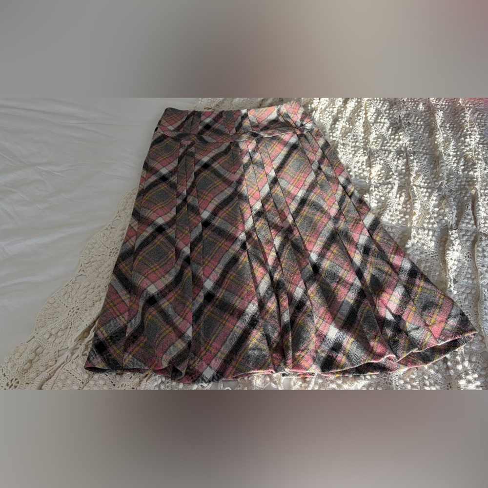 A-line midi skirt